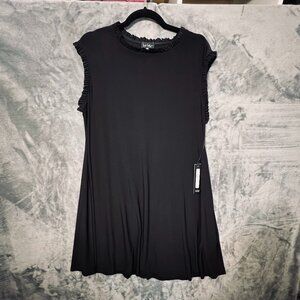NWT Nicole Miller Black Stretch Dress 1X